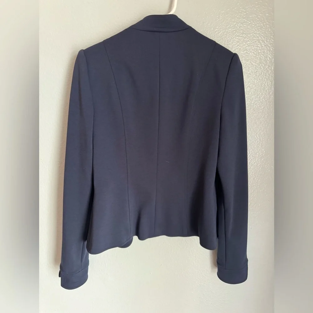 Tommy Hilfiger Military Style Navy Blazer Silver Buttons Size 4 NWOT